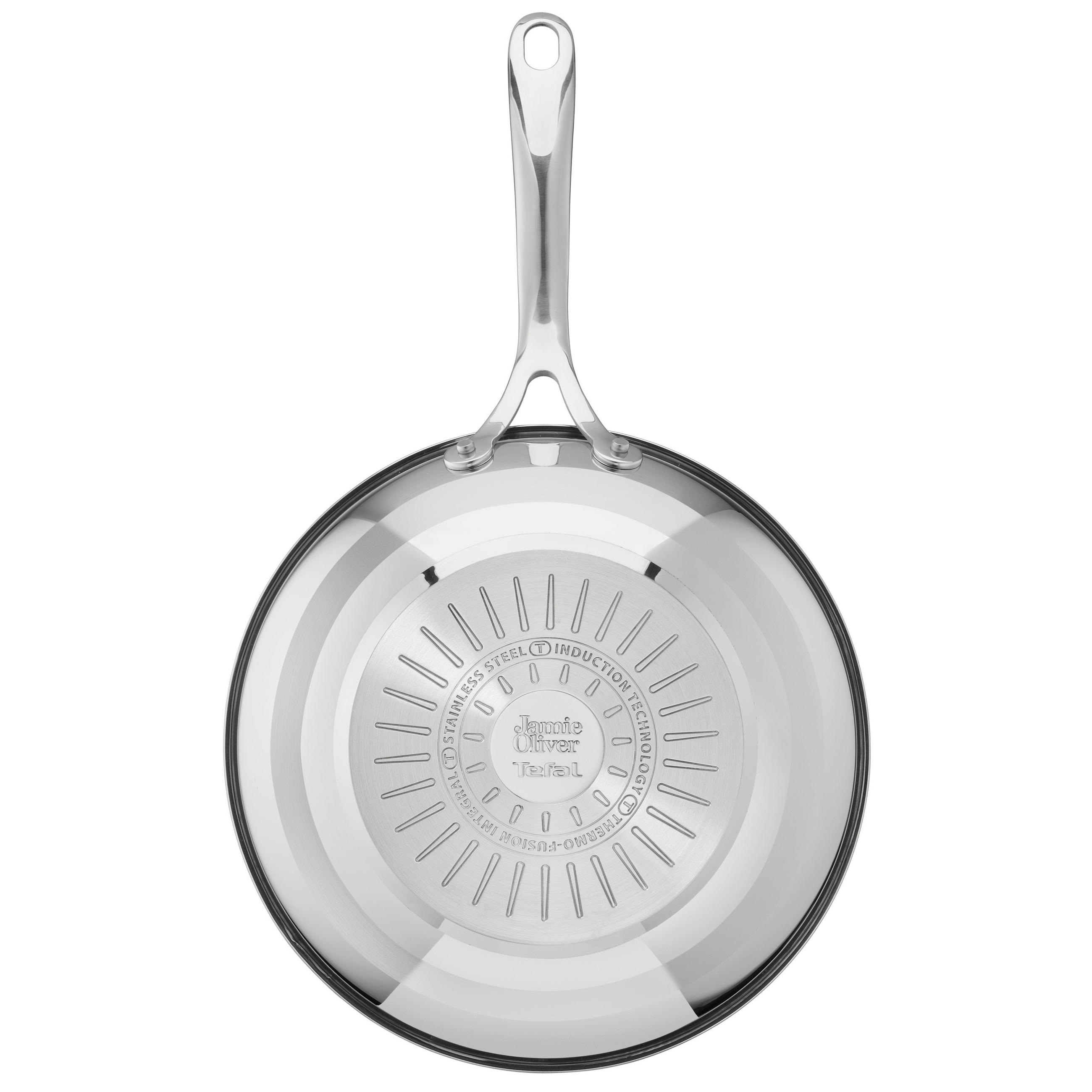 WOKPFANNE 28 cm  - Schwarzchrom, Basics, Metall (28cm) - Tefal