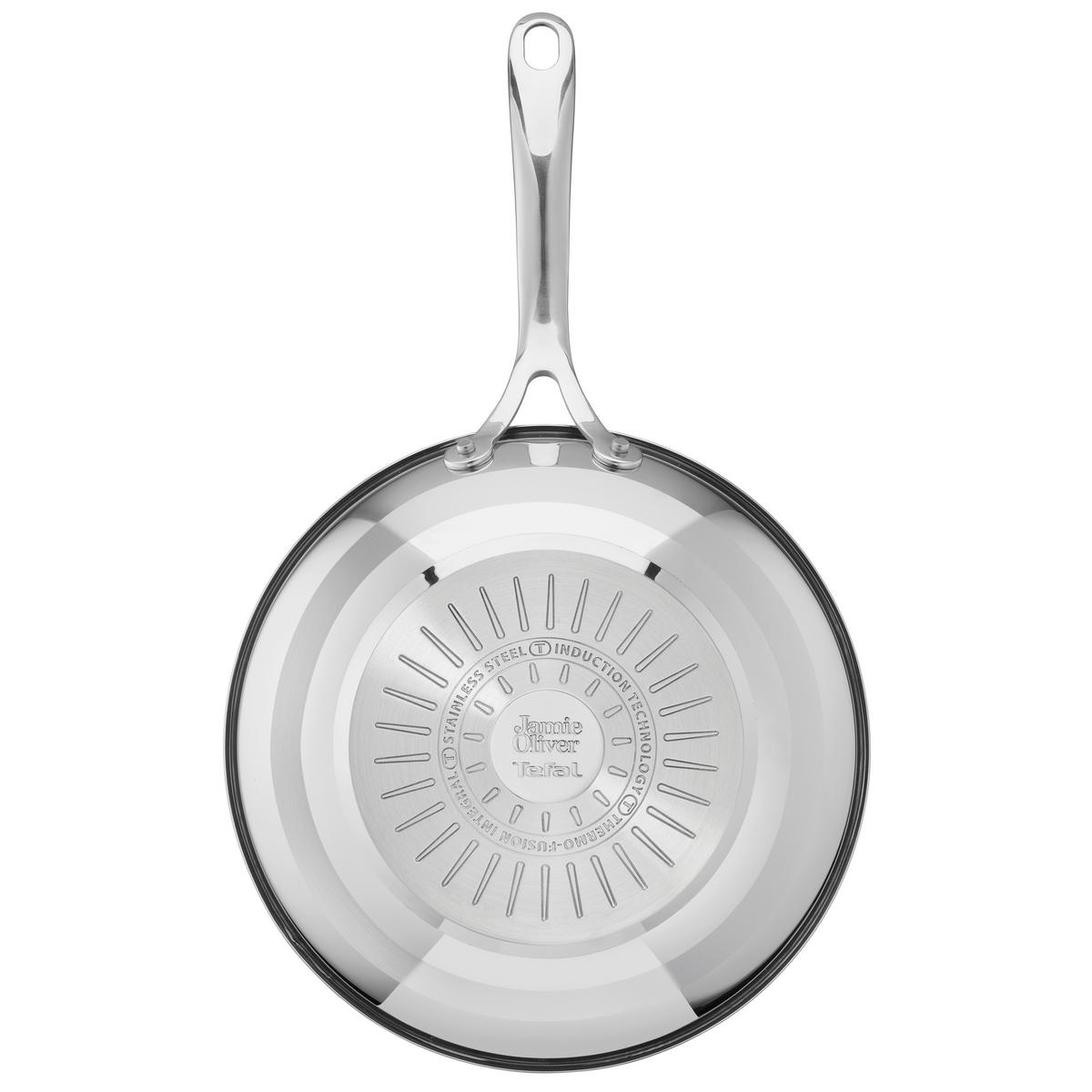 WOKPFANNE 28 cm  - Schwarzchrom, Basics, Metall (28cm) - Tefal