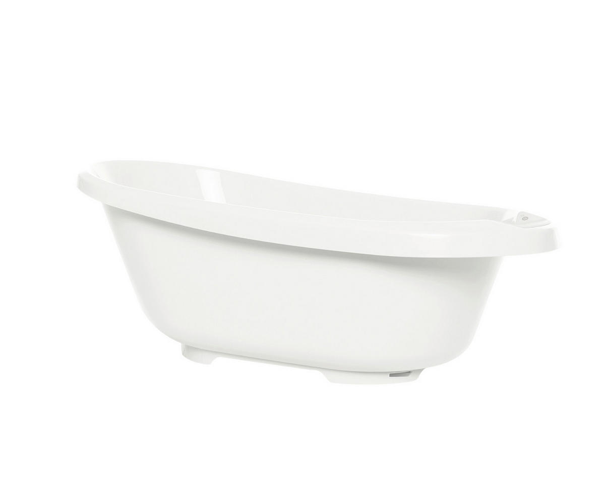 BABYBADEWANNE Sense Edition mit digitalem Badethermometer  - Weiß, Basics, Kunststoff (79,5/41,5/30,8cm) - Bebe Jou