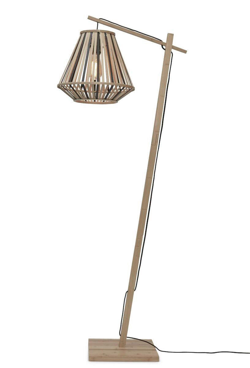 GOLVLAMPA GOOD&MOJO  30/57/150 cm    - svart/naturfärgad, Trend (30/57/150cm) - Good & Mojo