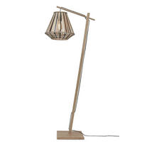 STOJACÍ LAMPA, 30/57/150 cm - černá/přírodní barvy, Trend (30/57/150cm) - Good & Mojo