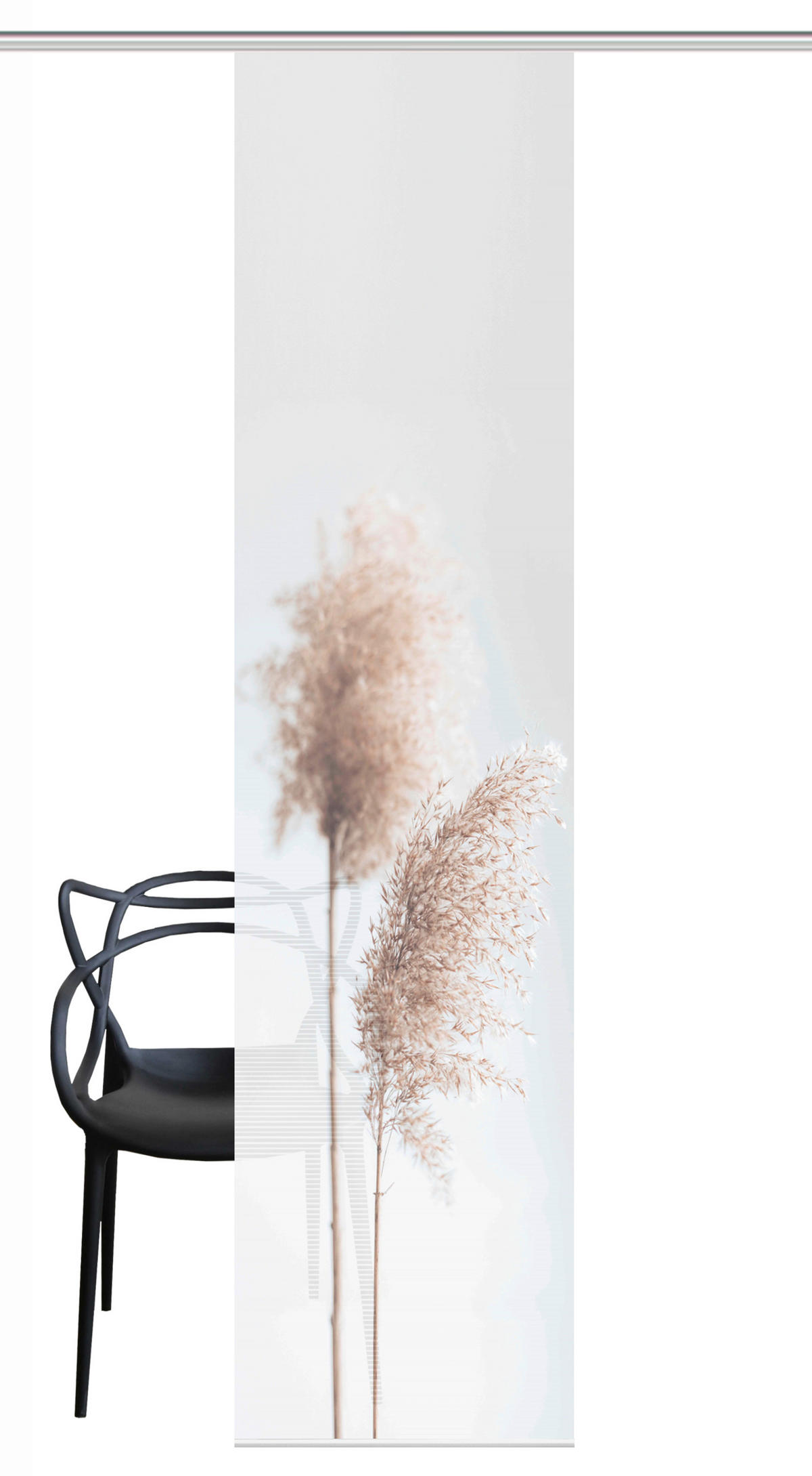 FLÄCHENVORHANG in Sandfarben halbtransparent  - Sandfarben, Natur, Textil (60/260cm)