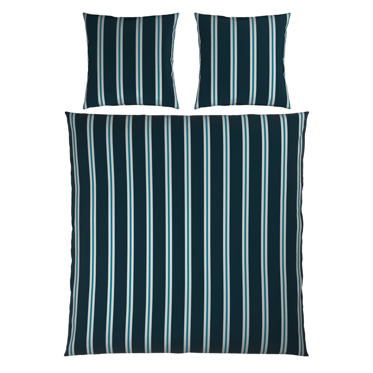 BETTWÄSCHE 3-teilig Satin 200/200 cm  - Grün, Textil (200/200cm) - Novel