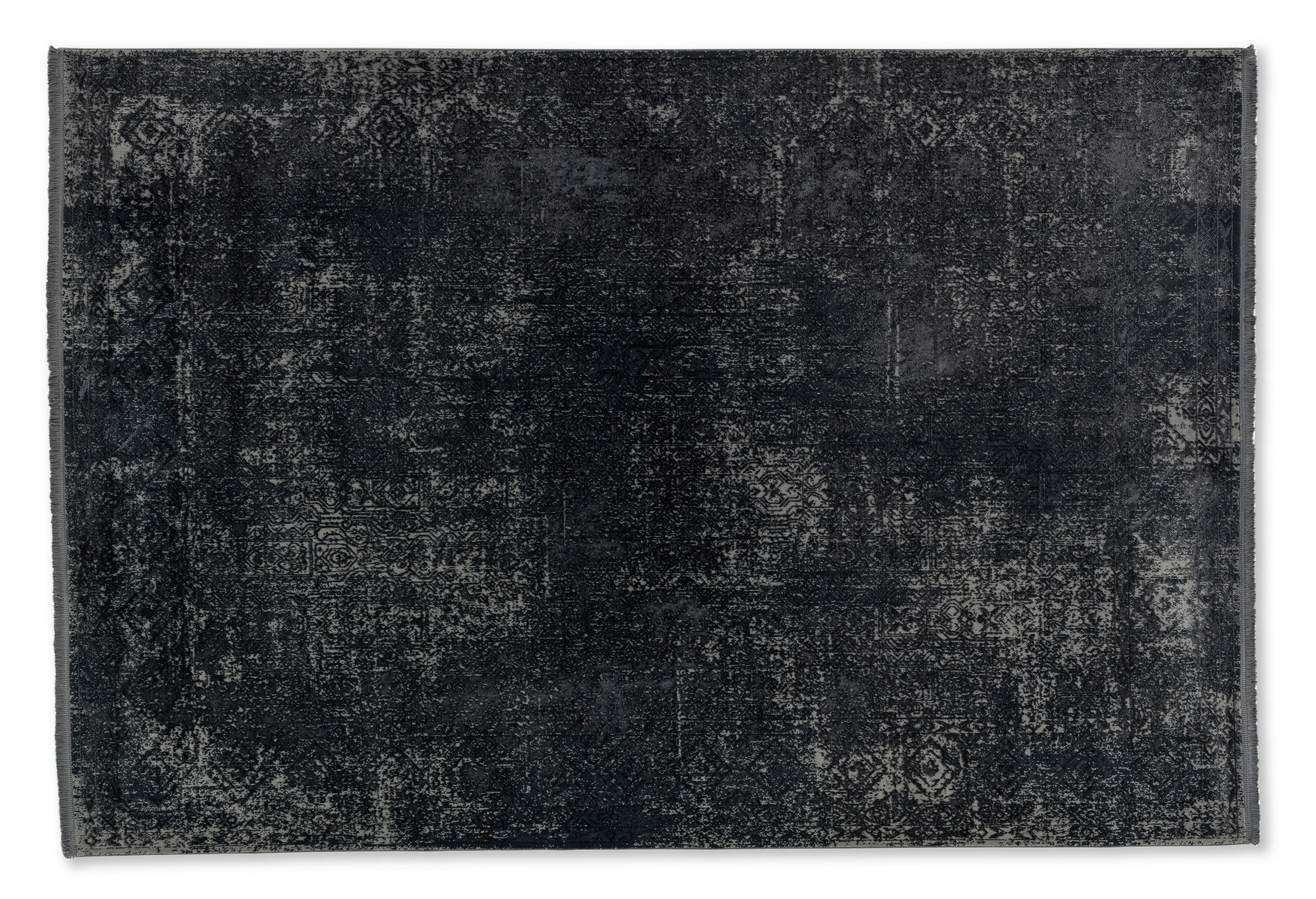 WEBTEPPICH 200/290 cm Velvet 6665/59 D.192 040 Anthrazit  - Anthrazit, Basics, Textil (200/290cm) - Schöner Wohnen