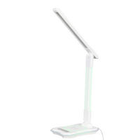 LED LAMPA ZA RADNI STO Cyberglow  - bela, Lajfstajl, plastika (31,6/18,1/12,1cm) - Novel
