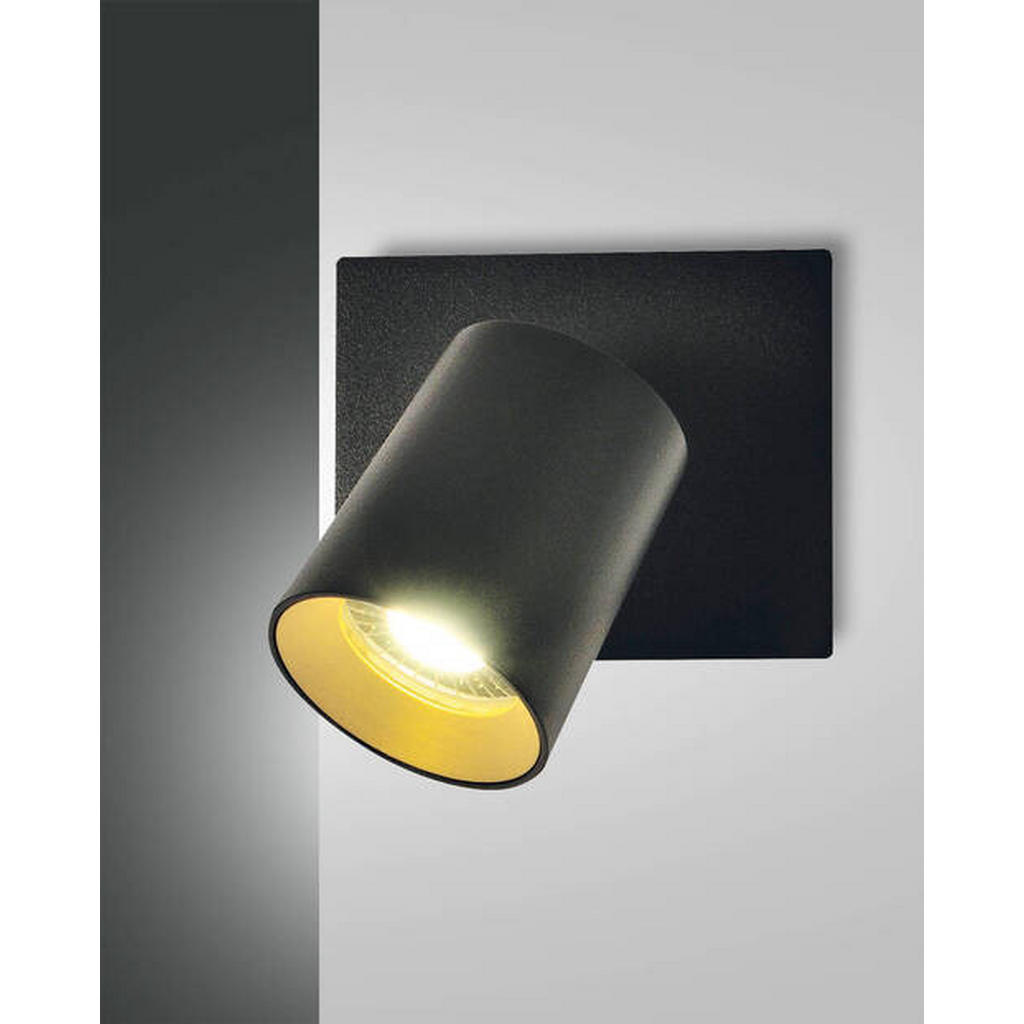 Thumbnail - Fabas Luce Strahler Modo, Schwarz, Metall, 11x11x9 cm, ISO 9001, drehbar, schwenkbar, Lampen & Leuchten, Innenbeleuchtun...