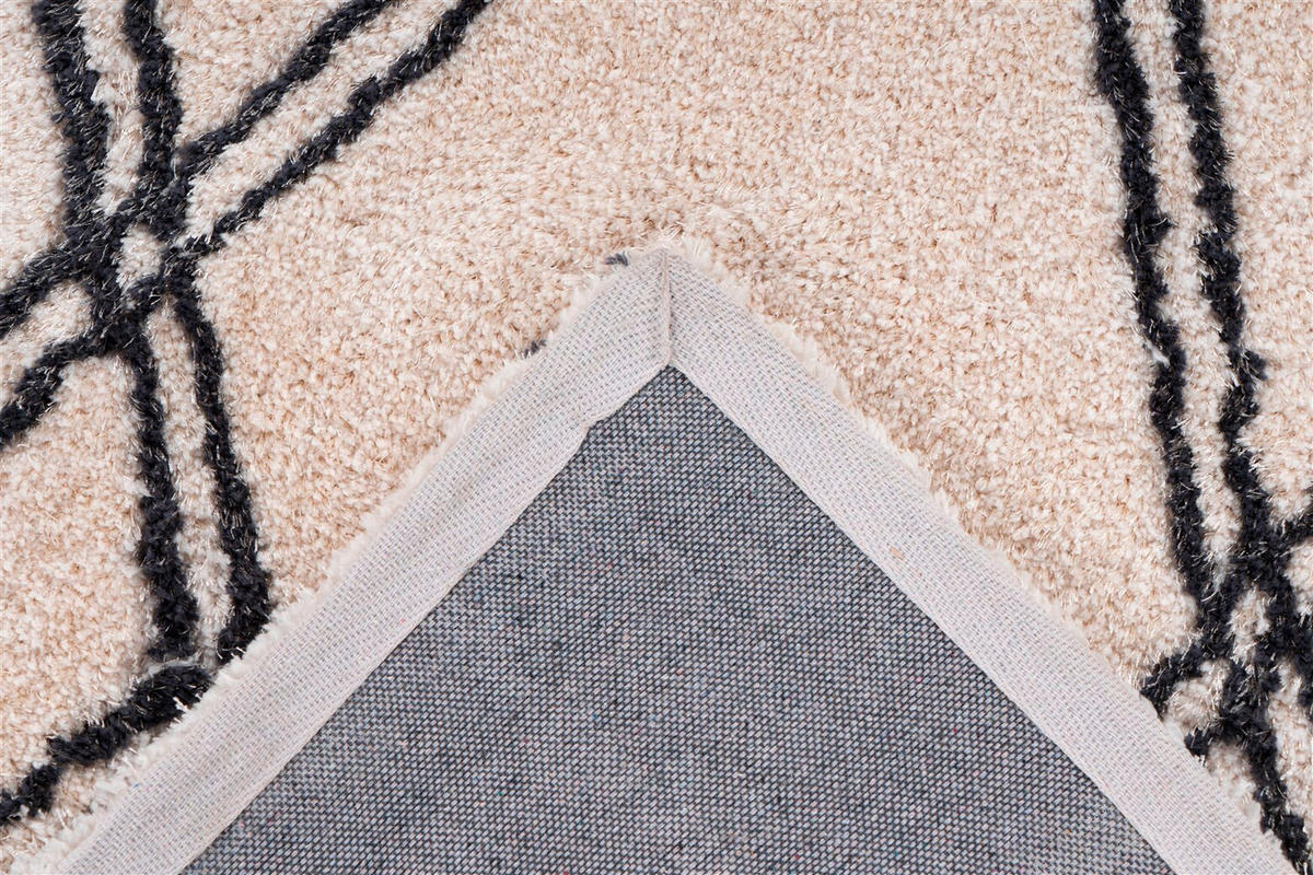 HOCHFLORTEPPICH 200/290 cm Orlando 125 Elfenbein Creme  - Creme, KONVENTIONELL, Textil (200/290cm)