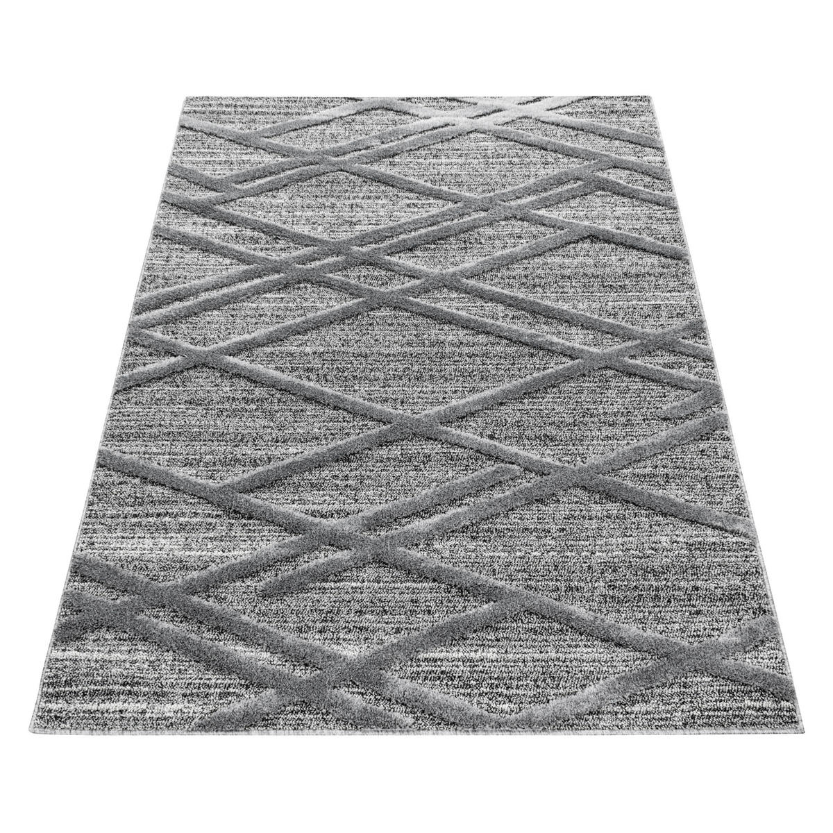 WEBTEPPICH 240/340 cm Pisa  4706 grau Grau  - Grau, KONVENTIONELL, Textil (240/340cm)