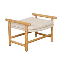 PALL i trä, textil cremefärgad, ekfärgad  - ekfärgad/cremefärgad, Design, trä/textil (70/47/57cm) - Best Price