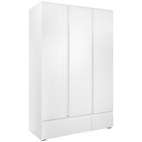 DREHTÜRENSCHRANK 3-türig Weiß  - Weiß, Basics, Holzwerkstoff (120/191/55cm) - MID.YOU