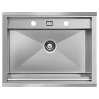 DISKHO 17501000620500100-80  - stålfärgad, Basics, metall (62/24,5/50cm) - Respekta