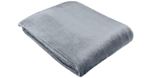 DECKE EMMA 220/240 cm - Anthrazit, Basics, Textil (220/240cm) - Novel