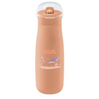 KINDERTRINKFLASCHE NUK FC Trinkflasche Flip-Strohhalm 450ml  - Dunkelorange, Basics, Kunststoff (450ml) - NUK