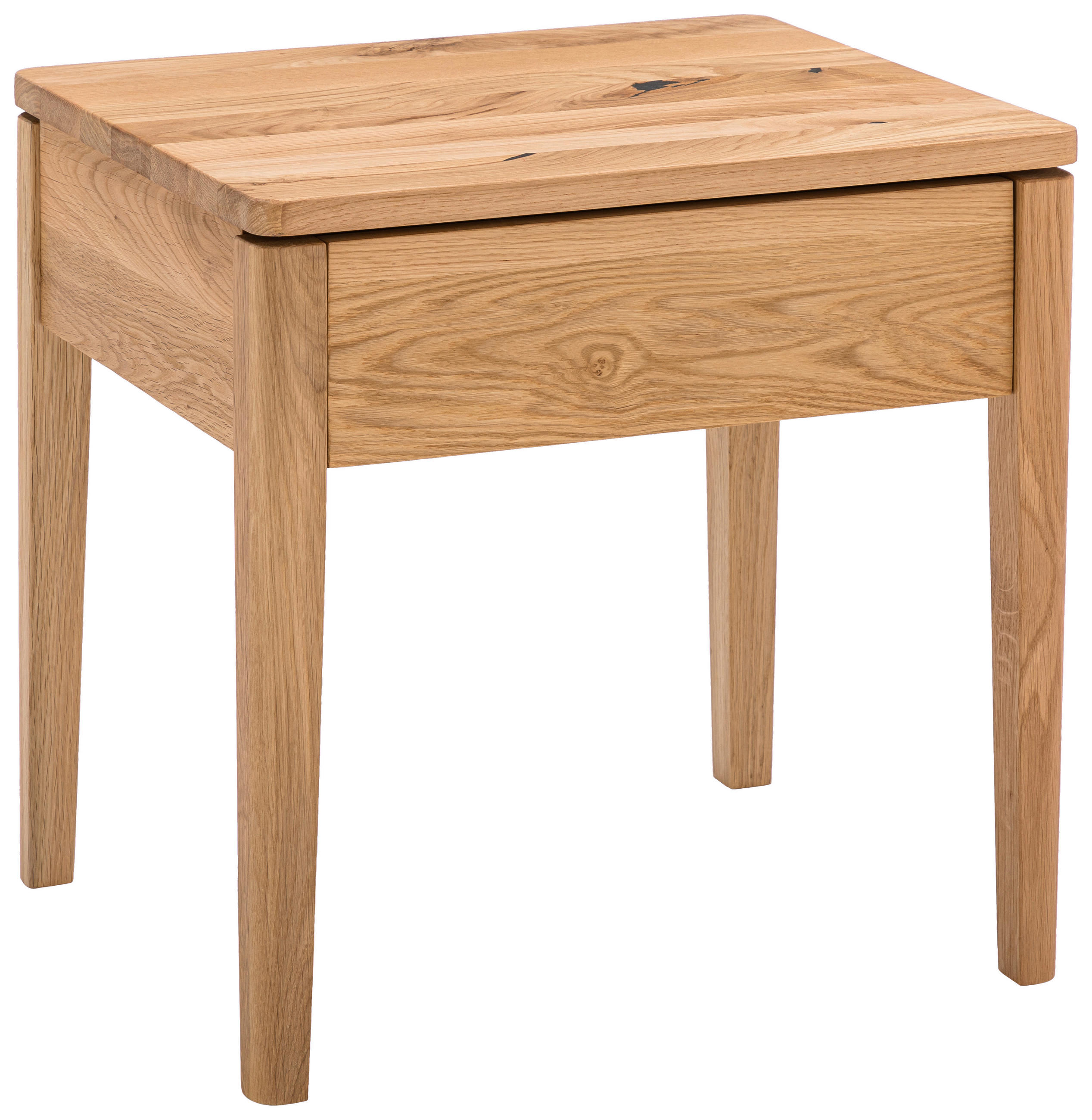 NACHTSCHRANK 51/50/42 cm Eiche massiv  - Eichefarben, Natur, Holz (51/50/42cm) - Boxxx