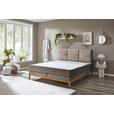 BOXSPRINGBETT 180/200 cm  in Taupe  - Taupe/Eichefarben, KONVENTIONELL, Holz/Textil (180/200cm) - Carryhome