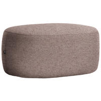 HOCKER in Textil Rotbraun  - Rotbraun/Schwarz, MODERN, Kunststoff/Textil (88/43/66cm) - Hom`in
