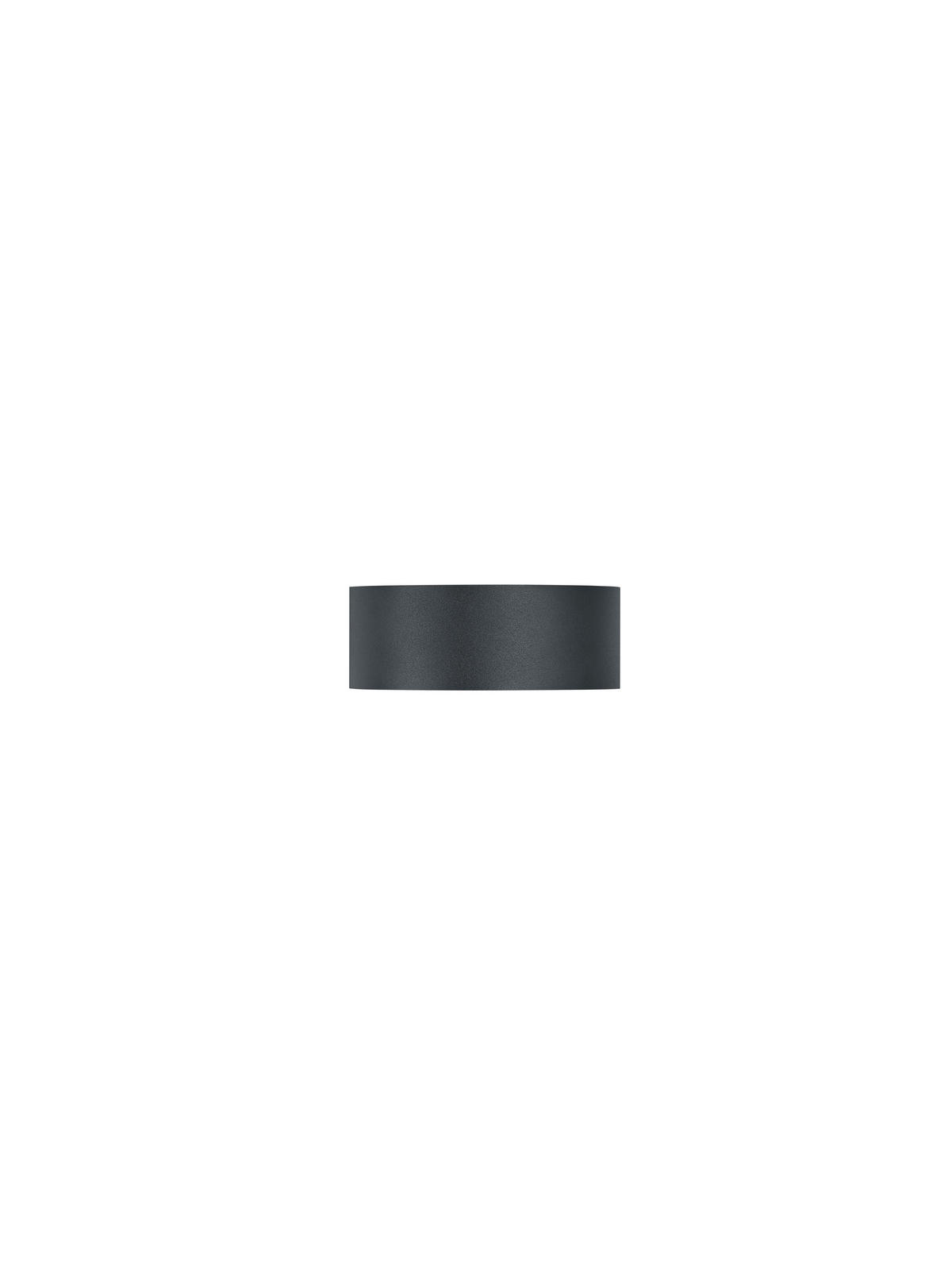 LED-WANDLEUCHTE Fosca 6/16/14,5 cm   - Schwarz, Design, Metall (6/16/14,5cm) - Helestra
