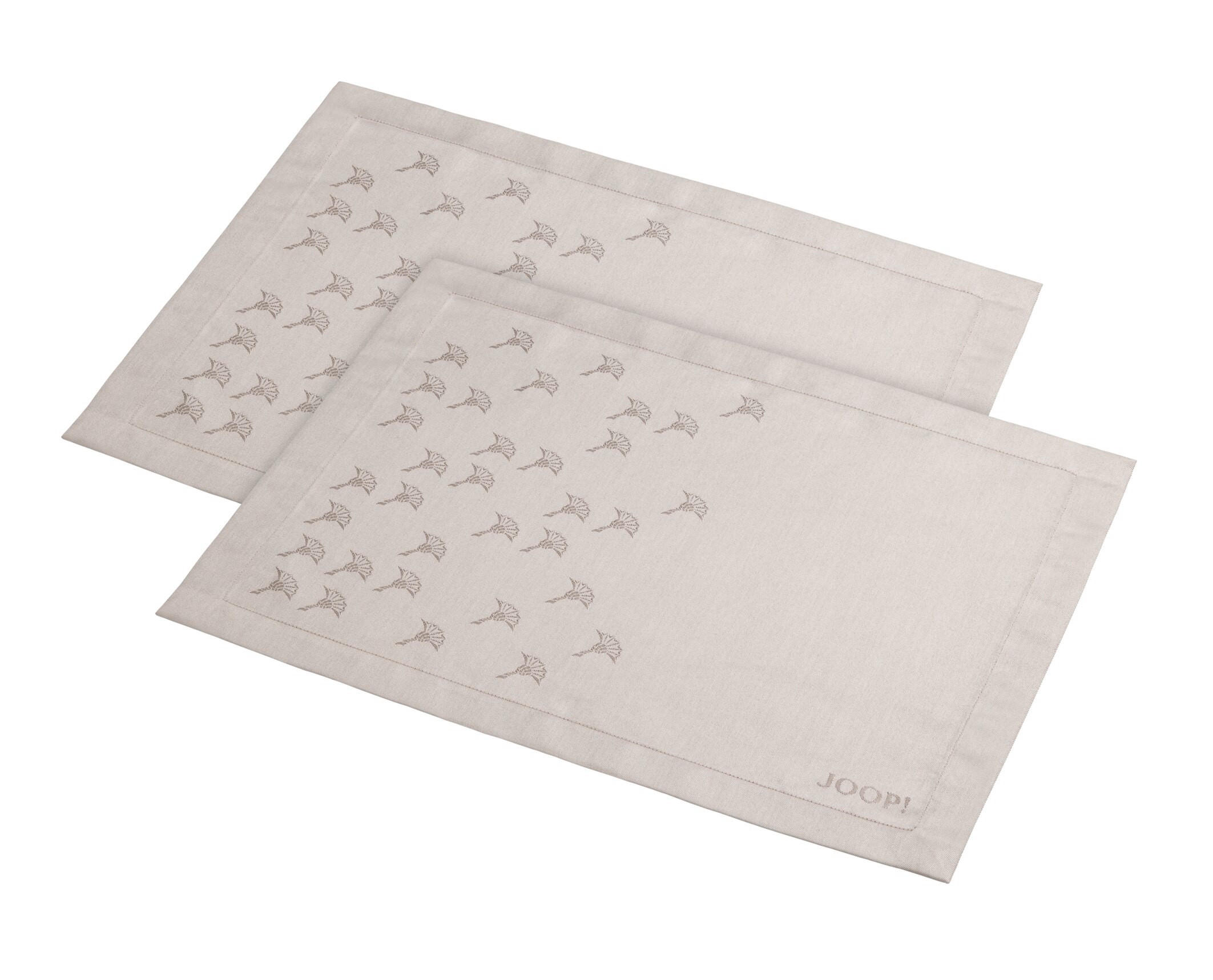 Tischset Joop! 2er Set Textil Sandfarben 36/48 cm  - Sandfarben, Design, Textil (36/48cm) - Joop!