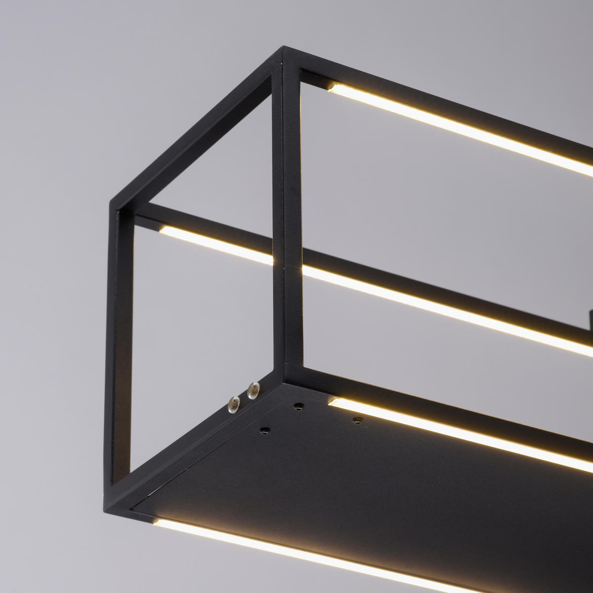 VISEČA LED-SVETILKA  Contura 42 W/960 lm/3000 K/230 V/ - črna, Trendi, kovina/umetna masa (105/20/120cm)