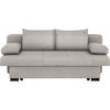 SCHLAFSOFA in Hellgrau  - Wengefarben/Hellgrau, KONVENTIONELL, Holz/Textil (200/80/104cm) - Novel
