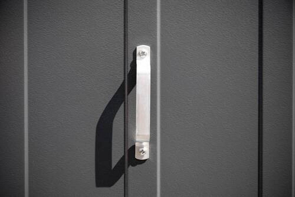 GERÄTESCHRANK 89/113/196 cm  - Anthrazit, Basics, Metall (89/113/196cm)