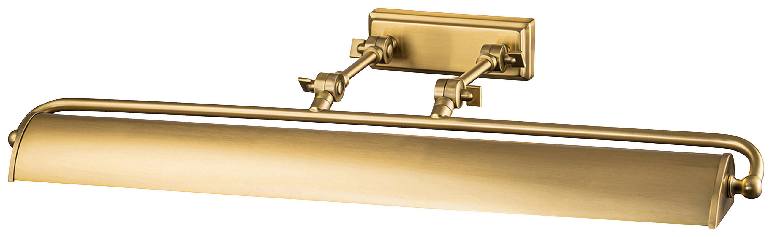 BILDERLEUCHTE Winchfield   - Messingfarben/Schwarz, KONVENTIONELL, Metall (12.7/70.3/31.8cm) - Elstead Lighting