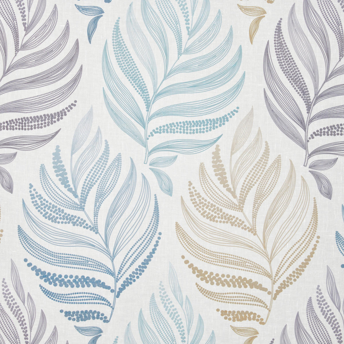KUSOVÁ ZÁCLONA, 140/245 cm - modrá/béžová, Konventionell, textil (140/245cm) - Esposa