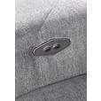 ECKSOFA  in Flachgewebe Hellgrau  300/205 cm  - Hellgrau/Schwarz, KONVENTIONELL, Textil/Metall (300/205cm) - Carryhome
