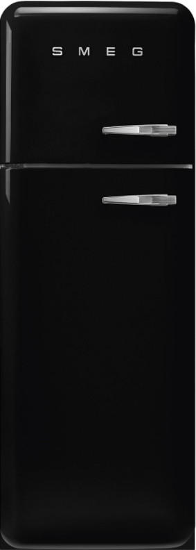 Smeg Kühl-Gefrier-Kombination 50'S Style Schwarz 60x172x72.8 cm