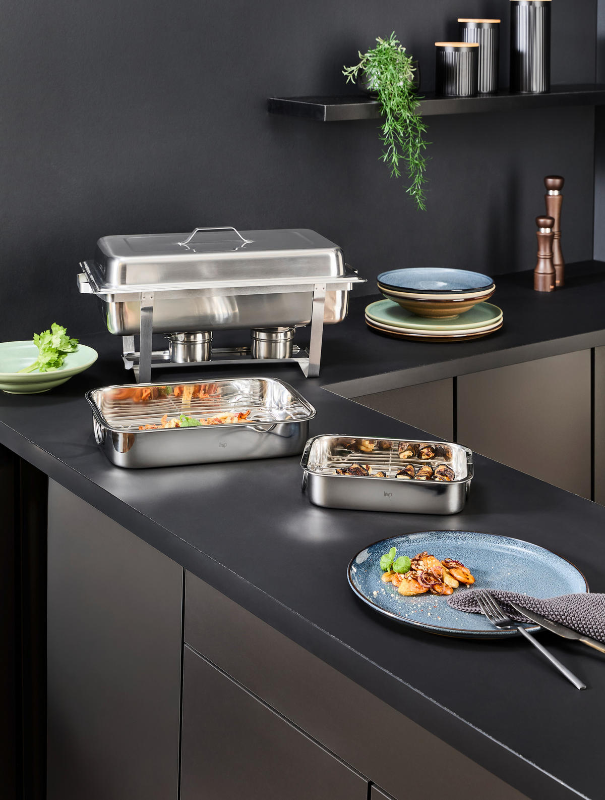 UGNSFORM 27,5/20,5/6 cm   - stålfärgad, Basics, metall (27,5/20,5/6cm) - Homeware Profession.