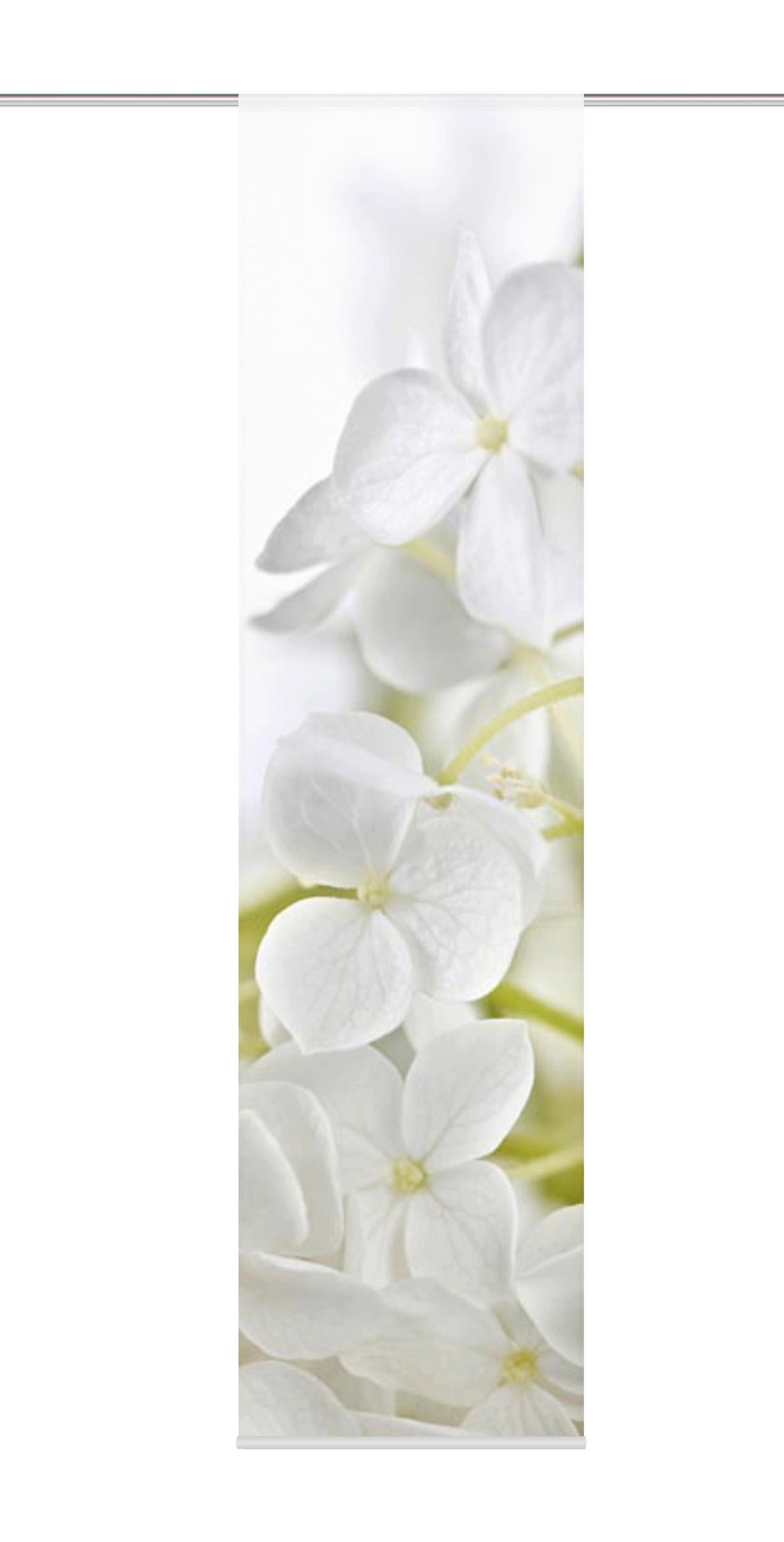 FLÄCHENVORHANG in Weiß blickdicht  - Weiß, Natur, Textil (60/245cm) - Schmidt W. Gmbh