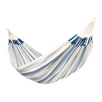 HÄNGEMATTE kingsize outdoor  - Blau/Weiß, KONVENTIONELL, Textil (180/400cm) - La Siesta