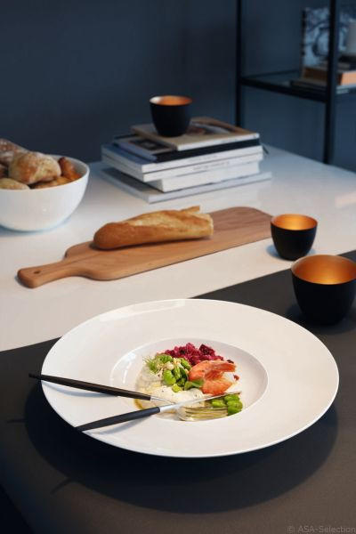 SPEISETELLER A TABLE 28 cm  - Weiß, Basics, Keramik (28cm) - ASA