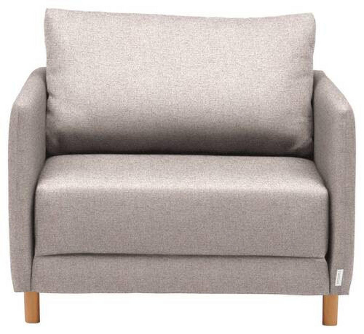 FEKVŐFOTEL textil világosbarna  - natúr színű/világosbarna, Konventionell, műanyag/textil (89/79/94cm) - Cantus