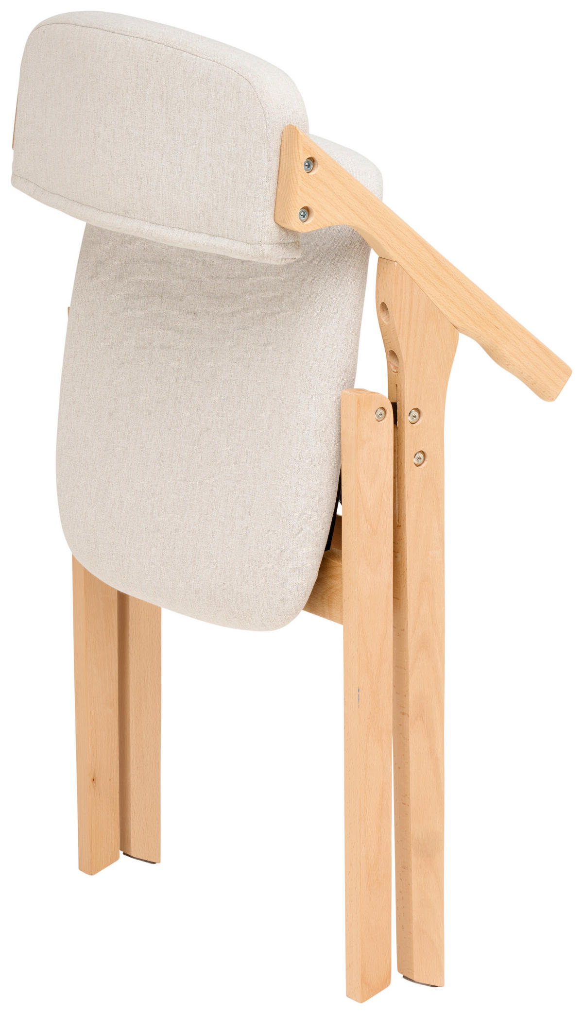 ARMLEHNSTUHL , inklusive Armlehnen , Webstoff  - Creme/Naturfarben, MODERN, Holz/Textil (53/78/47cm) - MID.YOU