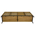 SIDEBOARD WABI  in 180/81/40 cm  - Eichefarben/Schwarz, Design, Holz/Holzwerkstoff (180/81/40cm) - Xora