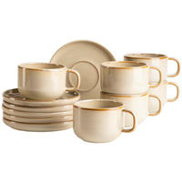 TASSENSET Cordelia 12-teilig  - Sandfarben, Trend, Keramik - Mäser