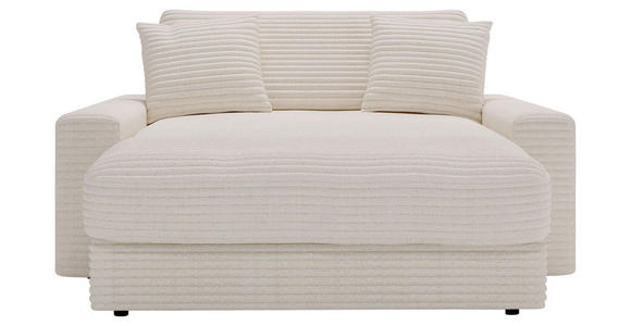 XXL-SESSEL Cord Naturfarben - Schwarz/Naturfarben, MODERN, Kunststoff/Textil (160/87/190cm) - Carryhome