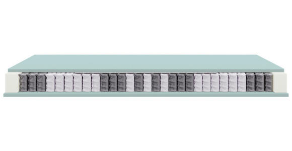 TASCHENFEDERKERNMATRATZE Höhe ca. 21 cm  - Weiß, Basics, Textil (90/200cm) - Xora