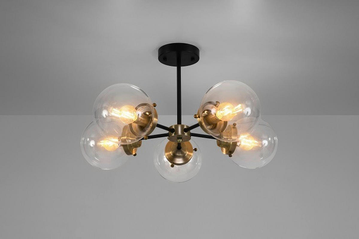 HÄNGLAMPA Lens 60/60/40 cm  - Natur, metall (60/60/40cm)