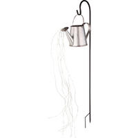 SZOLÁRLÁMPA  - fekete/áttetsző, Lifestyle, fém (30/17/112cm) - Ambia Garden