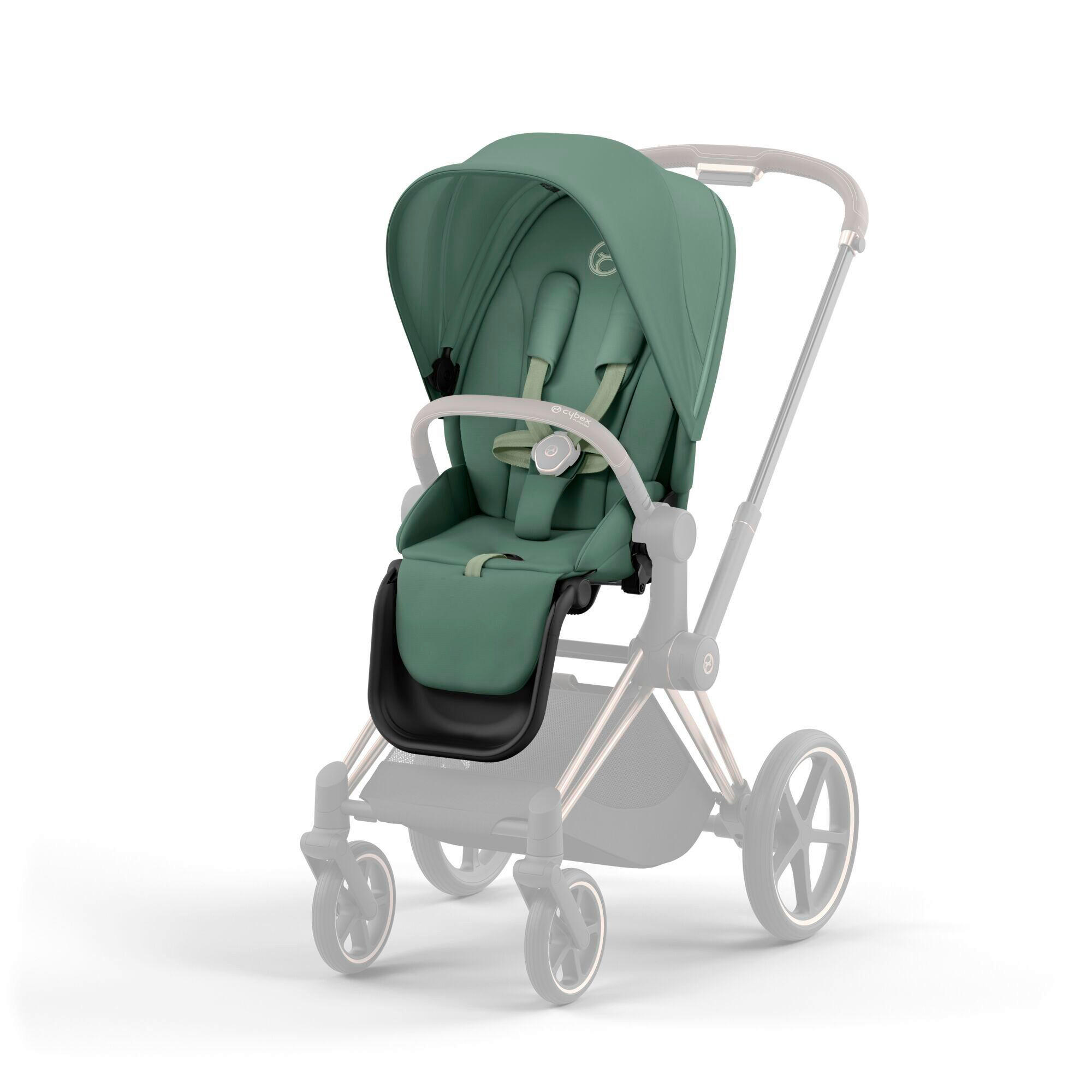 KINDERWAGENAUSSTATTUNG PRIAM  - Dunkelgrün, Basics, Kunststoff/Textil (92/60/109cm) - cybex PLATINUM