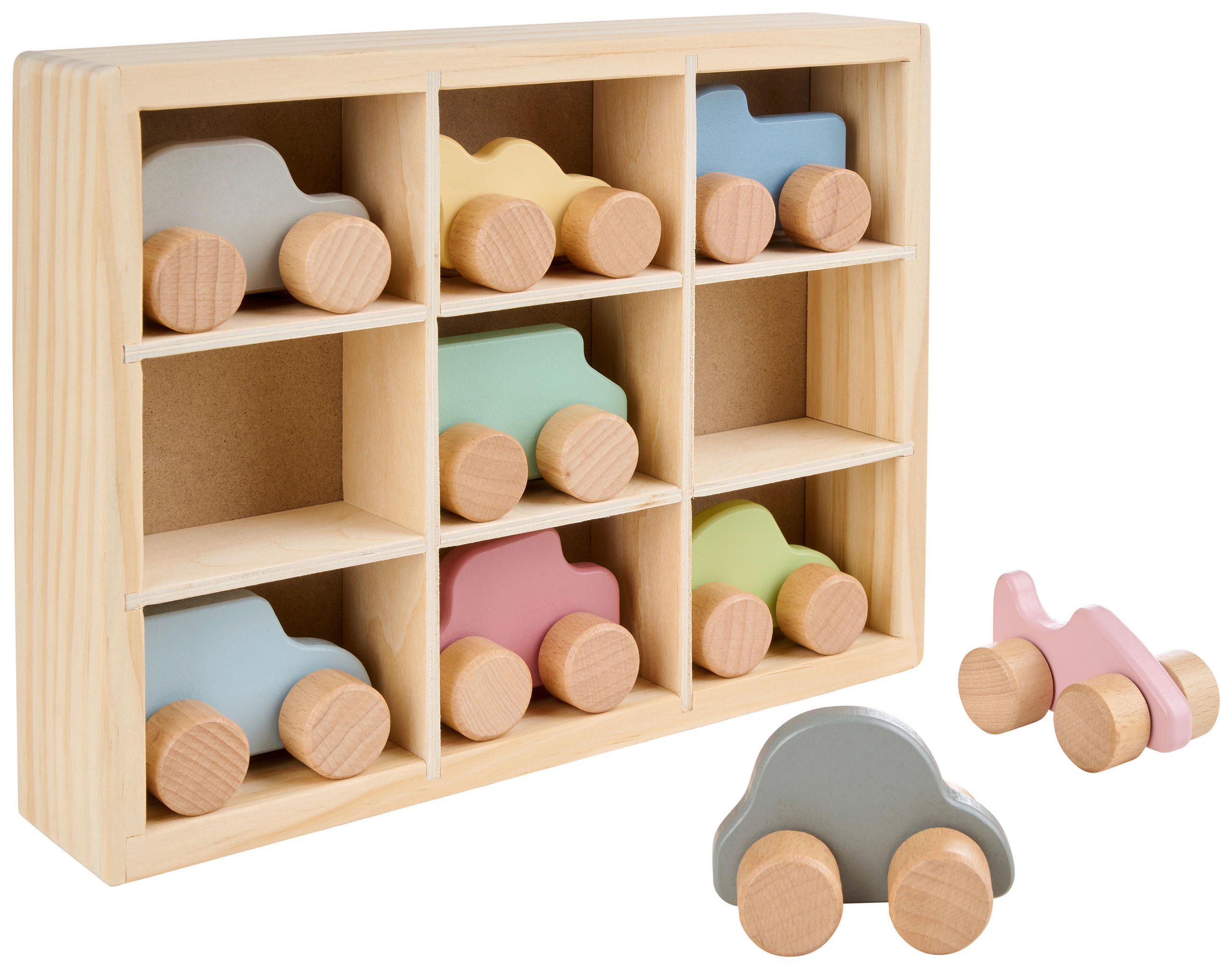 IGRAČKA AUTOMOBIL   - višebojno/prirodne boje, Basics, drvni materijal/drvo - My Baby Lou