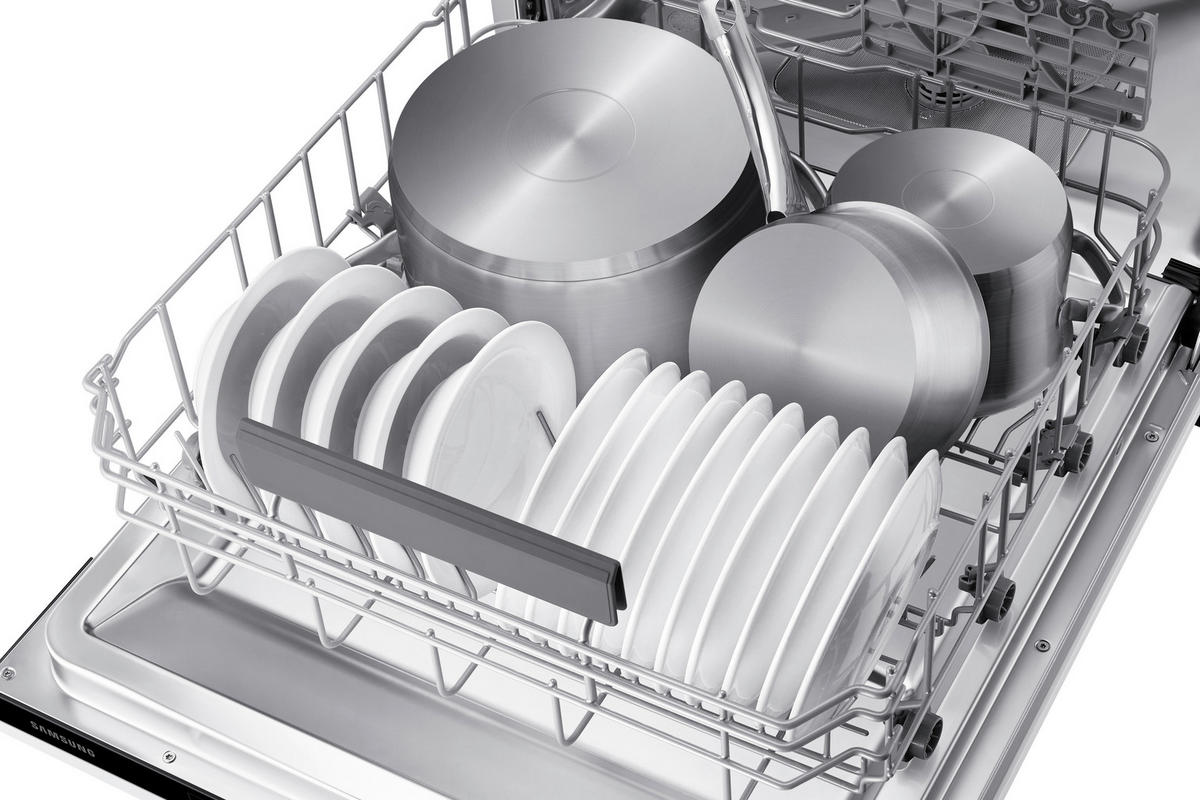 GESCHIRRSPÜLER DW60A6092BB/EO  - Weiß, Basics, Glas/Kunststoff (59,8/81,5/55cm) - Samsung