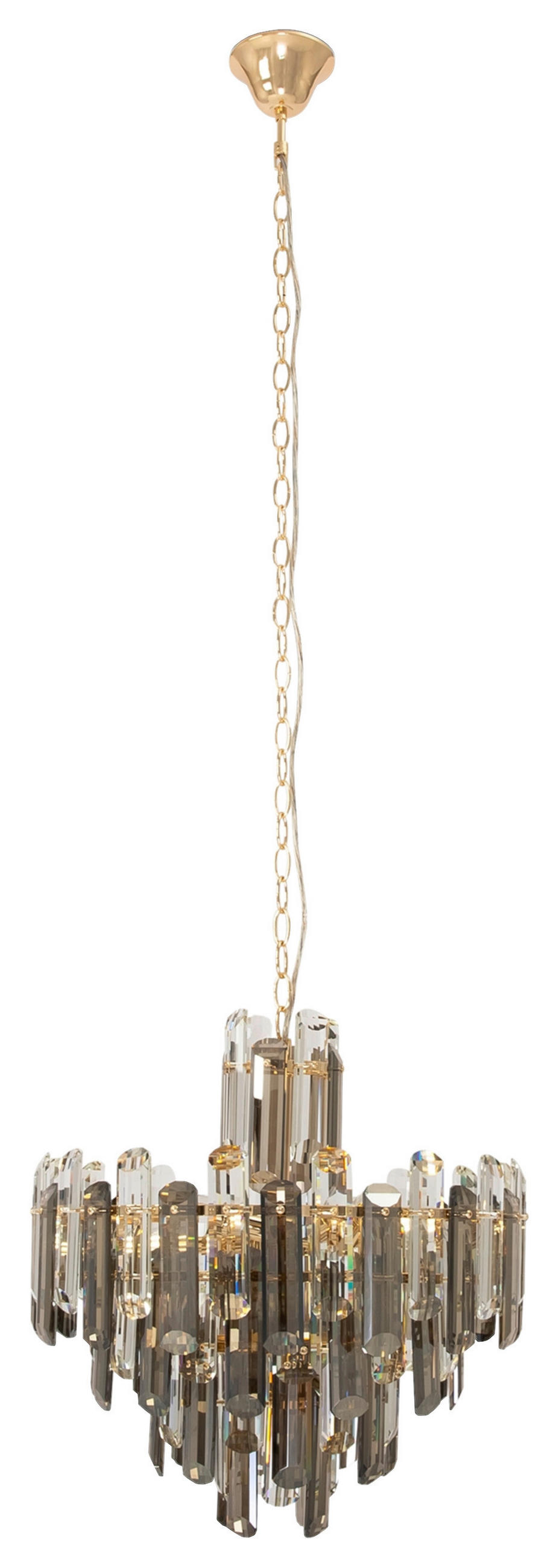 PENDELLEUCHTE  48,8/49,3/48,8 cm   - Goldfarben, Basics, Glas/Metall (48,8/49,3/48,8cm) - MAYTONI