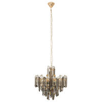 PENDELLEUCHTE 48,8/49,3/48,8 cm  - Goldfarben, Basics, Glas/Metall (48,8/49,3/48,8cm) - MAYTONI