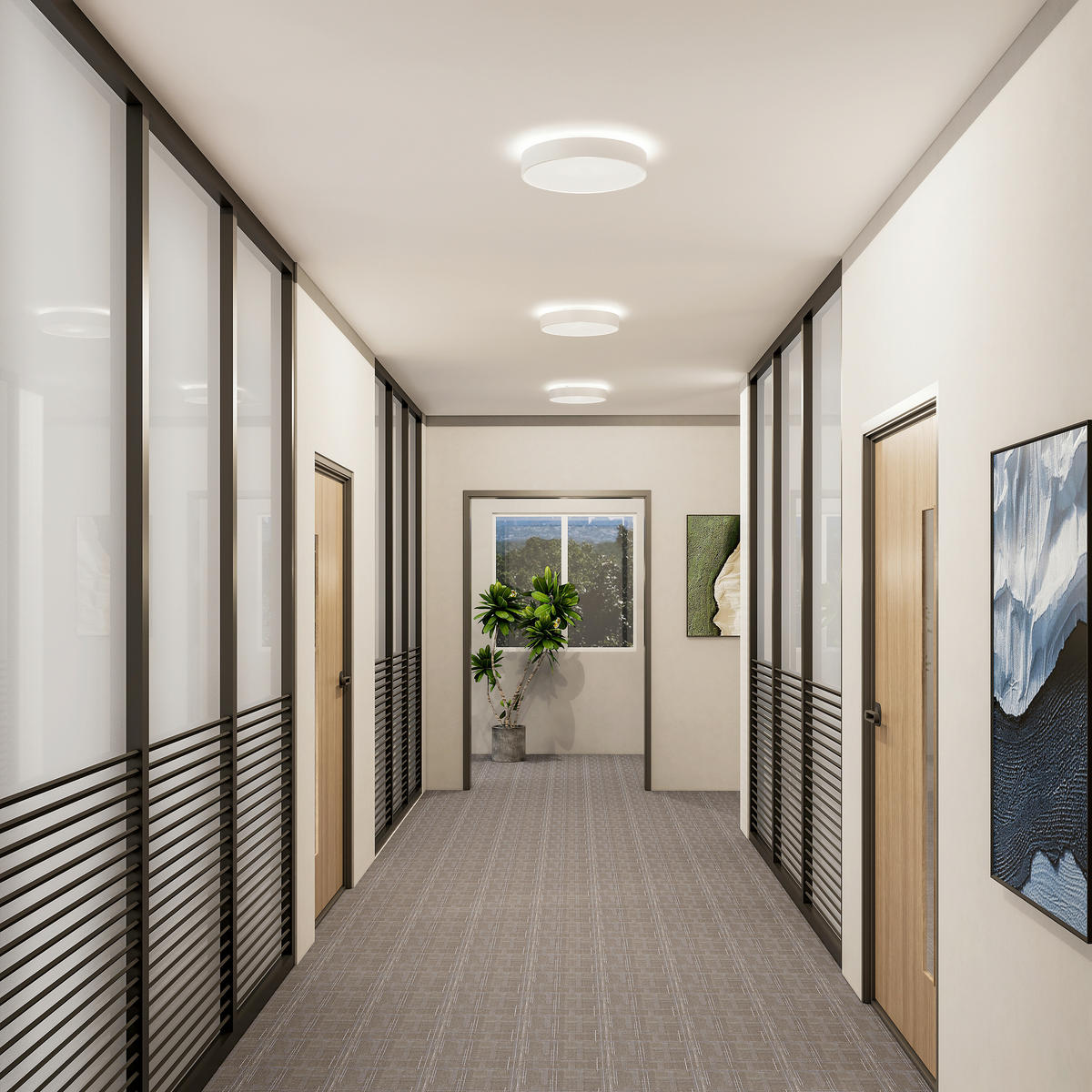LED-DECKENLEUCHTE Menkar 40/40/9 cm   - Weiß, KONVENTIONELL, Metall (40/40/9cm)