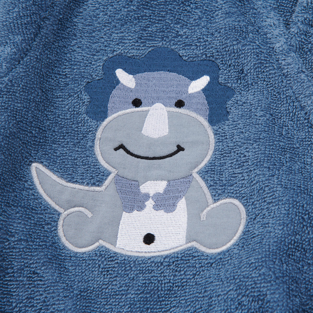KINDERBADEMANTEL DIDI  - Dunkelblau, Trend, Textil - Patinio