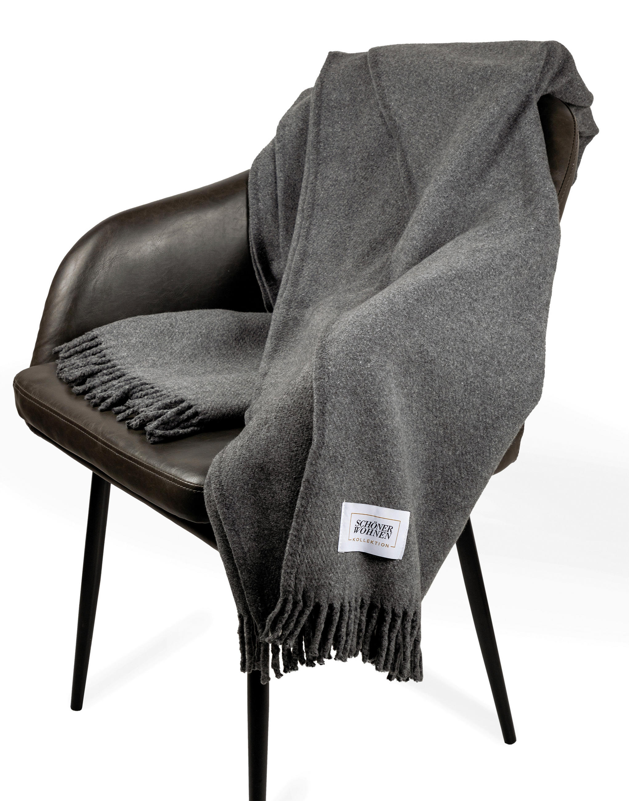 PREKRIVAČ 140/200 cm  SILENT LIVING  - tamno siva, Basics, tekstil (140/200cm) - Schöner Wohnen