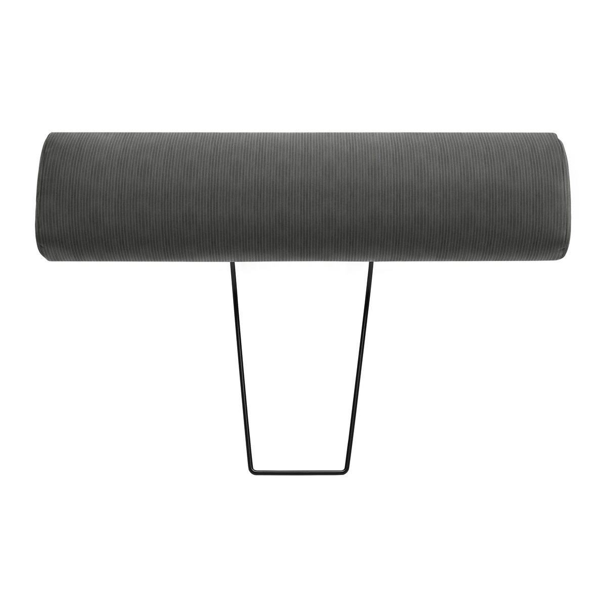 KOPFSTÜTZE Chenille, Cord  - Graphitfarben, Konventionell, Textil (84/21/21cm) - MID.YOU